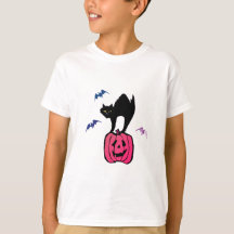 Spooky Cat Halloween Pumpkin Pop Art
