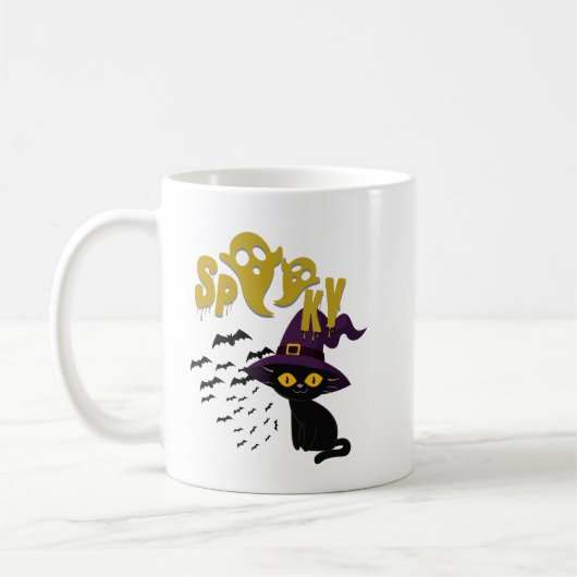 Spooky Cat Kaffeetasse (Links)