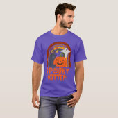 Spooky Cat Kitten Halloween Katze zu Halloween und T-Shirt (Vorne ganz)