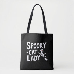 Spooky Cat Mama Spooky Cat Lady Halloween Cat Mama Tasche
