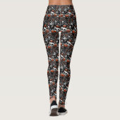 Spooky Cat mit Skullen Leggings (Rückseite)