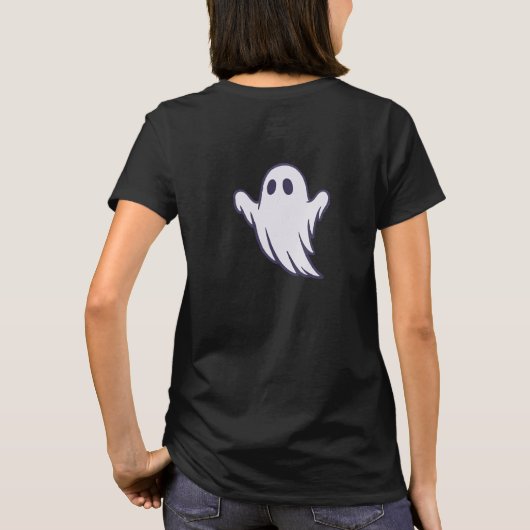 Spooky Cat Nickerchen Pumpkin | Halloween Design T-Shirt (Rückseite)