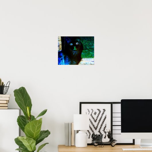 Spooky Cat Poster (Heimbüro)