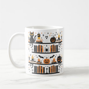 Spooky Cat Pumpkin Bat Spider Halloween-T-Shirt Kaffeetasse