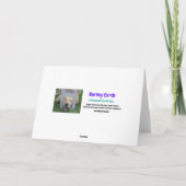 Spooky Cat Sees Dead People Funny Halloween Karte (Rückseite)