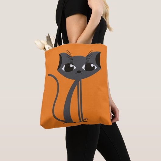 Spooky Cat - Tasche (Von Nahem)