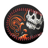 Spooky Cat und Pumpkins Baseball (Vorderseite Links)