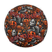 Spooky Cat und Pumpkins Baseball (Vorderseite)