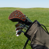 Spooky Cat und Pumpkins Golf Headcover (In SItu)