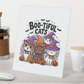 Spooky Cats und Pumpkins Sockelschild (In Situ)