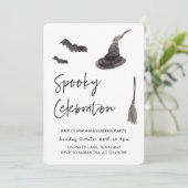 Spooky Celebration | Einladung zu Halloween (Stehend Vorderseite)