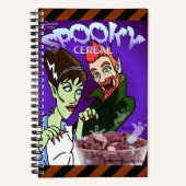 Spooky Cereal Notebook Notizblock (Vorderseite)