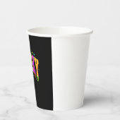 Spooky Checkered Halloween Pappbecher (Links)