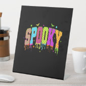 Spooky Checkered Halloween Sockelschild (In Situ)