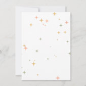 Spooky Chic Gothic Bat & Pumpkins Baby Shower Einladung (Rückseite)