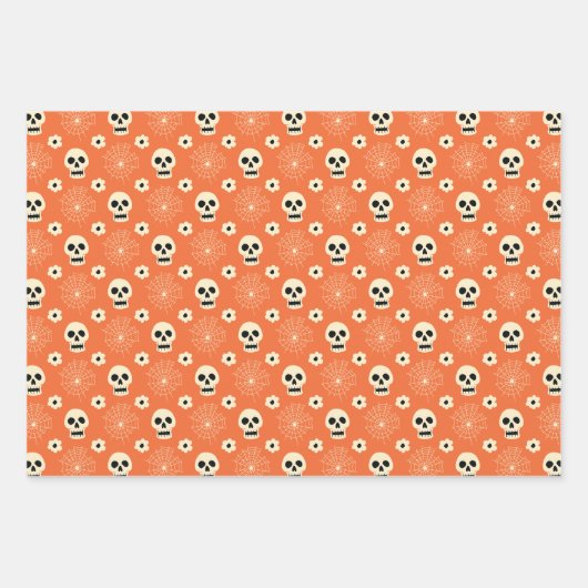 Spooky Chic Halloween Geschenkpapier Set (Vorderseite 2)