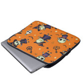 Spooky Chic Halloween Kissen - beängstigend festli Laptopschutzhülle (Vorne Knopf)