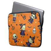 Spooky Chic Halloween Kissen - beängstigend festli Laptopschutzhülle (Vorderseite Links)