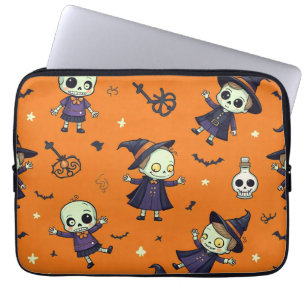 Spooky Chic Halloween Kissen - beängstigend festli Laptopschutzhülle