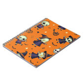 Spooky Chic Halloween Kissen - beängstigend festli Notizblock (Linke Seite)