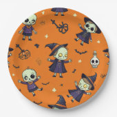 Spooky Chic Halloween Kissen - beängstigend festli Pappteller (Vorderseite)