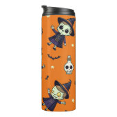 Spooky Chic Halloween Kissen - beängstigend festli Thermosbecher (Nach rechts gedreht)