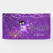 Spooky Chic Halloween-Party Banner (Horizontal)