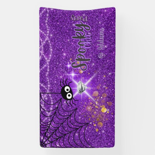 Spooky Chic Halloween-Party Banner (Vertikal)