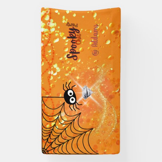 Spooky Chic Halloween-Party Banner (Vertikal)