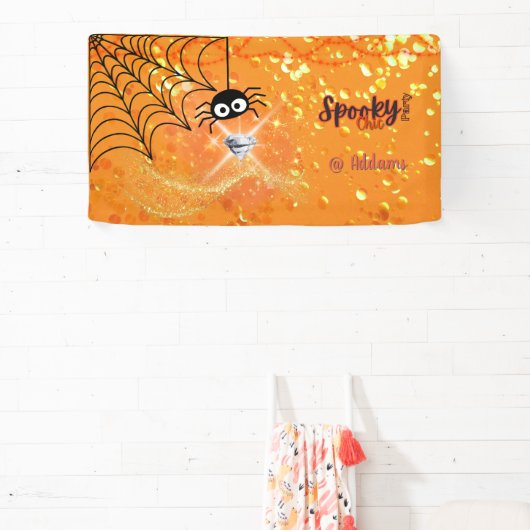 Spooky Chic Halloween-Party Banner (InSitu)