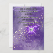 Spooky Chic Halloween-Party Einladung (Rückseite)