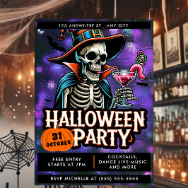 Spooky & Chic Halloween-Party Einladung