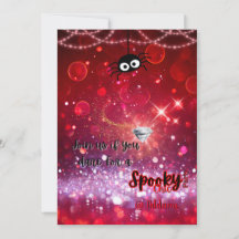 Spooky Chic Halloween-Party Einladung