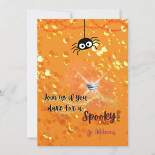 Spooky Chic Halloween-Party Einladung