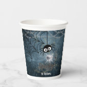 Spooky Chic Halloween-Party Paper Cup Pappbecher (Rückseite)