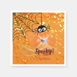 Spooky Chic Halloween-Party Paper Napkin Serviette