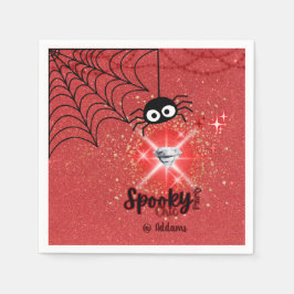 Spooky Chic Halloween-Party Paper Napkin Serviette