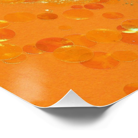 Spooky Chic Halloween-Party Poster (Ecke)