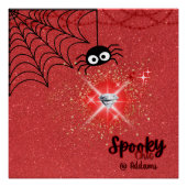 Spooky Chic Halloween-Party Poster (Vorderseite)