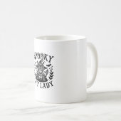 Spooky Childless Cat Lady Halloween Kostüm Kaffeetasse (VorderseiteRechts)