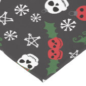Spooky Christmas Creepy Goth Themed Holiday Kurzer Tischläufer (Ecke)