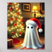 Spooky Christmas Ghost Poster (Vorne)
