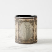 Spooky Christmas Krampus Zweifarbige Tasse (Mittel)