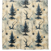 Spooky Christmas Tree Duschvorhang (Vorderseite)