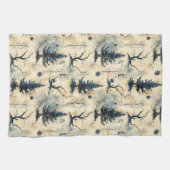 Spooky Christmas Tree Geschirrtuch (Horizontal)