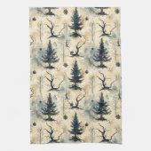 Spooky Christmas Tree Geschirrtuch (Vertikal)