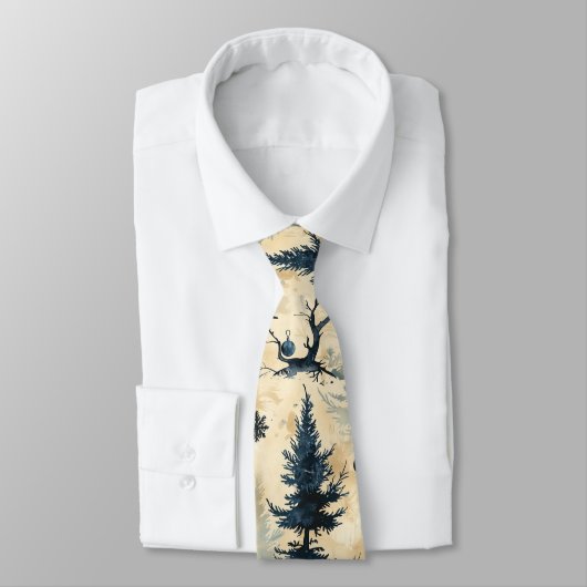 Spooky Christmas Tree Krawatte (Gebunden)