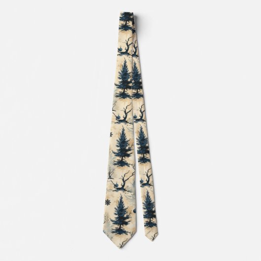 Spooky Christmas Tree Krawatte (Vorderseite)