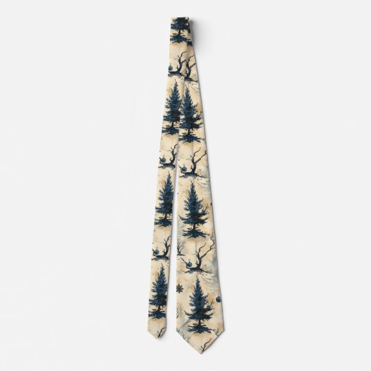 Spooky Christmas Tree Krawatte (Rückseite)