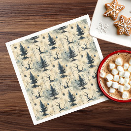 Spooky Christmas Tree Serviette